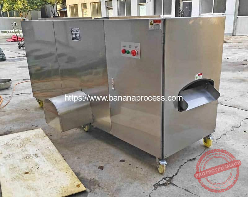 Double-Inlet-Green-Banana-Peeler-Machine-Plywood-Package-for-Nigeria-Customer